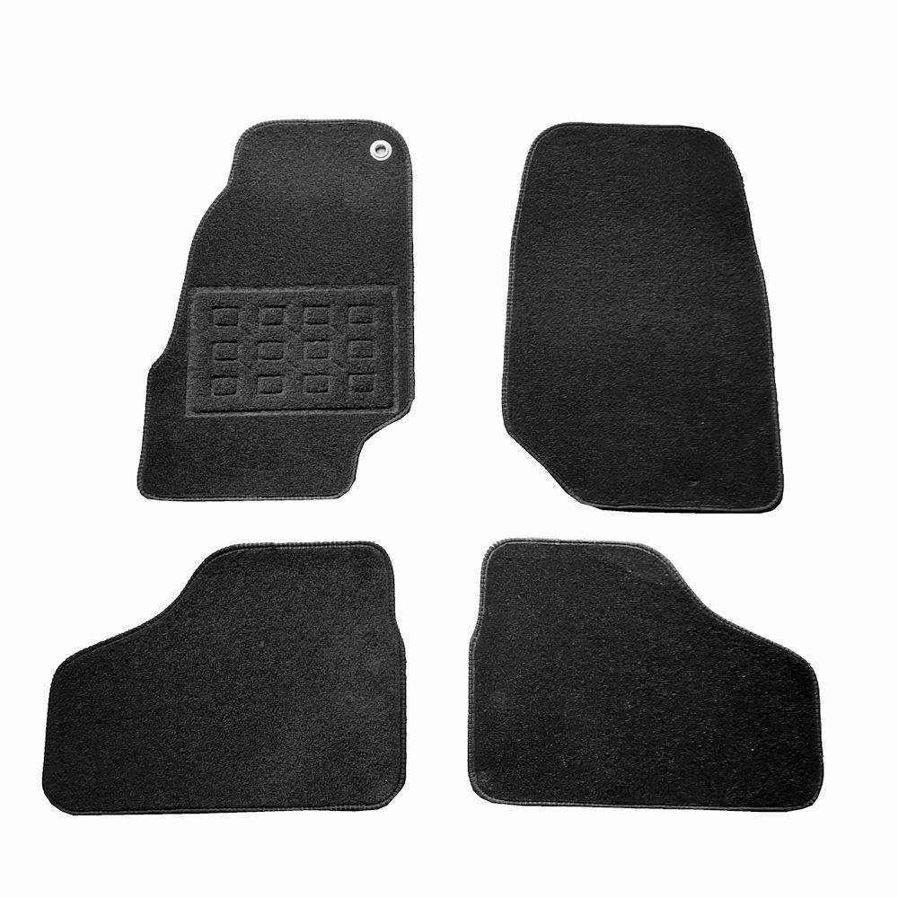 Covorase mocheta Jeep Cherokee (Kj), Liberty 2001-2006, Negre, set de 4 Buc.