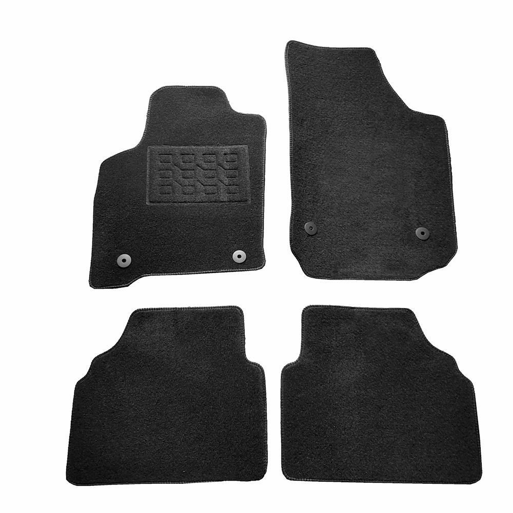 Covorase mocheta Opel Meriva A 2003-2010, Negre, set de 4 Buc.