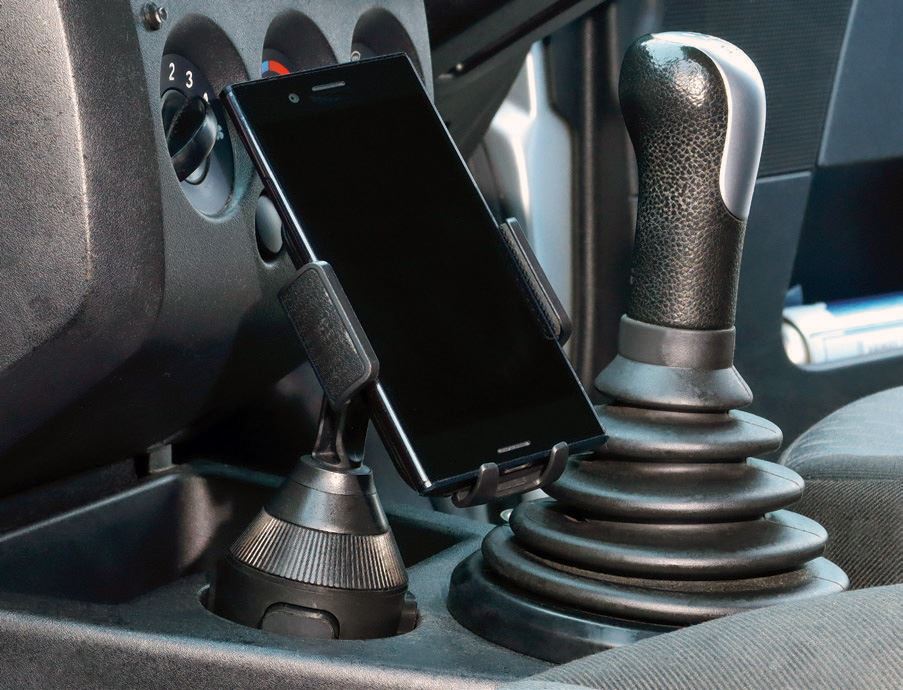 Suport auto Streetwize pentru telefon cu fixare in suportul de pahar