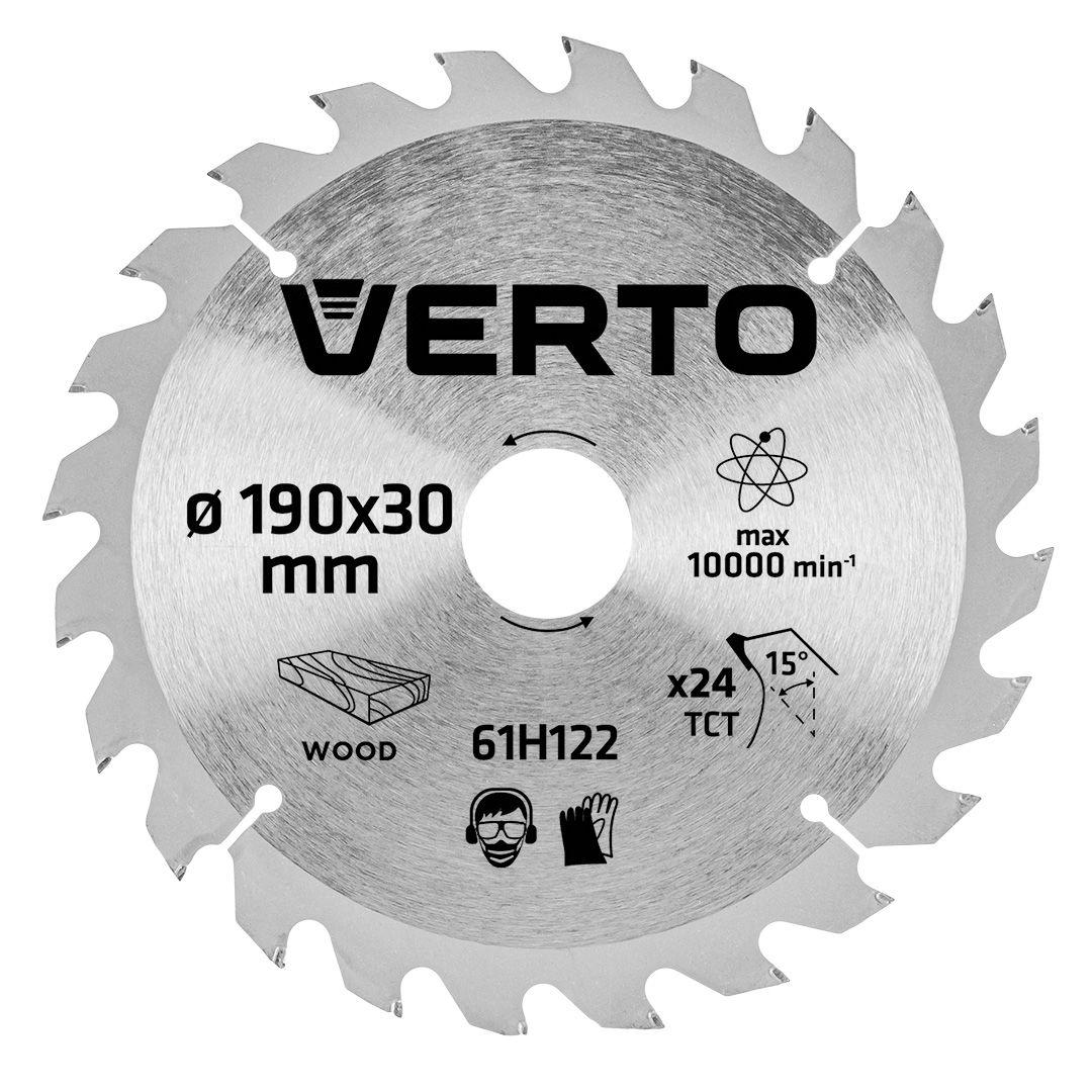 Disc pentru circular, 190 x 30 mm, 24 dinti 61H122