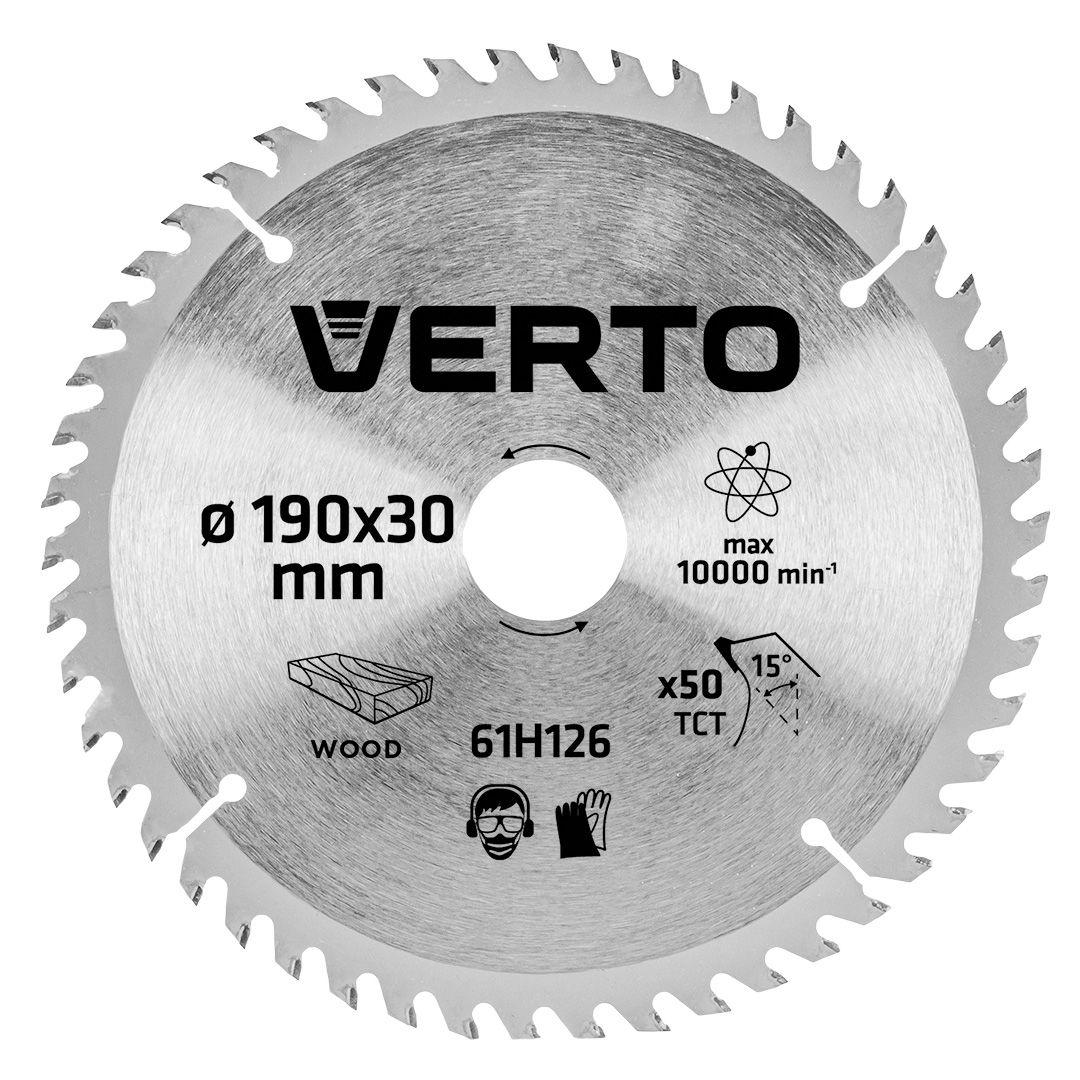 Disc pentru circular, 190 x 30 mm, 50 dinti 61H126