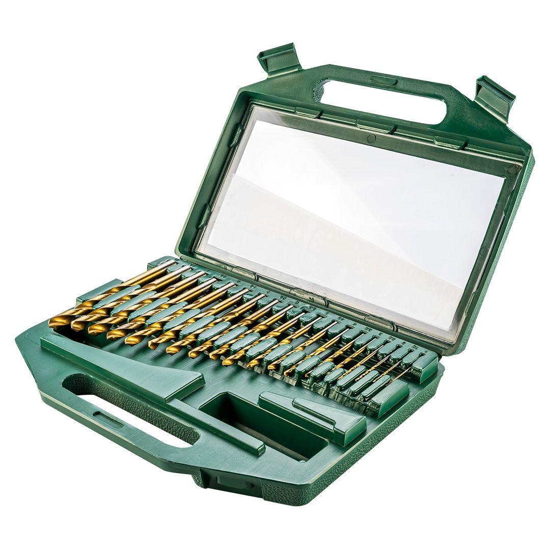 Burghie HSS, 19 buc in set, 1-10mm, calitate profesional 60H739