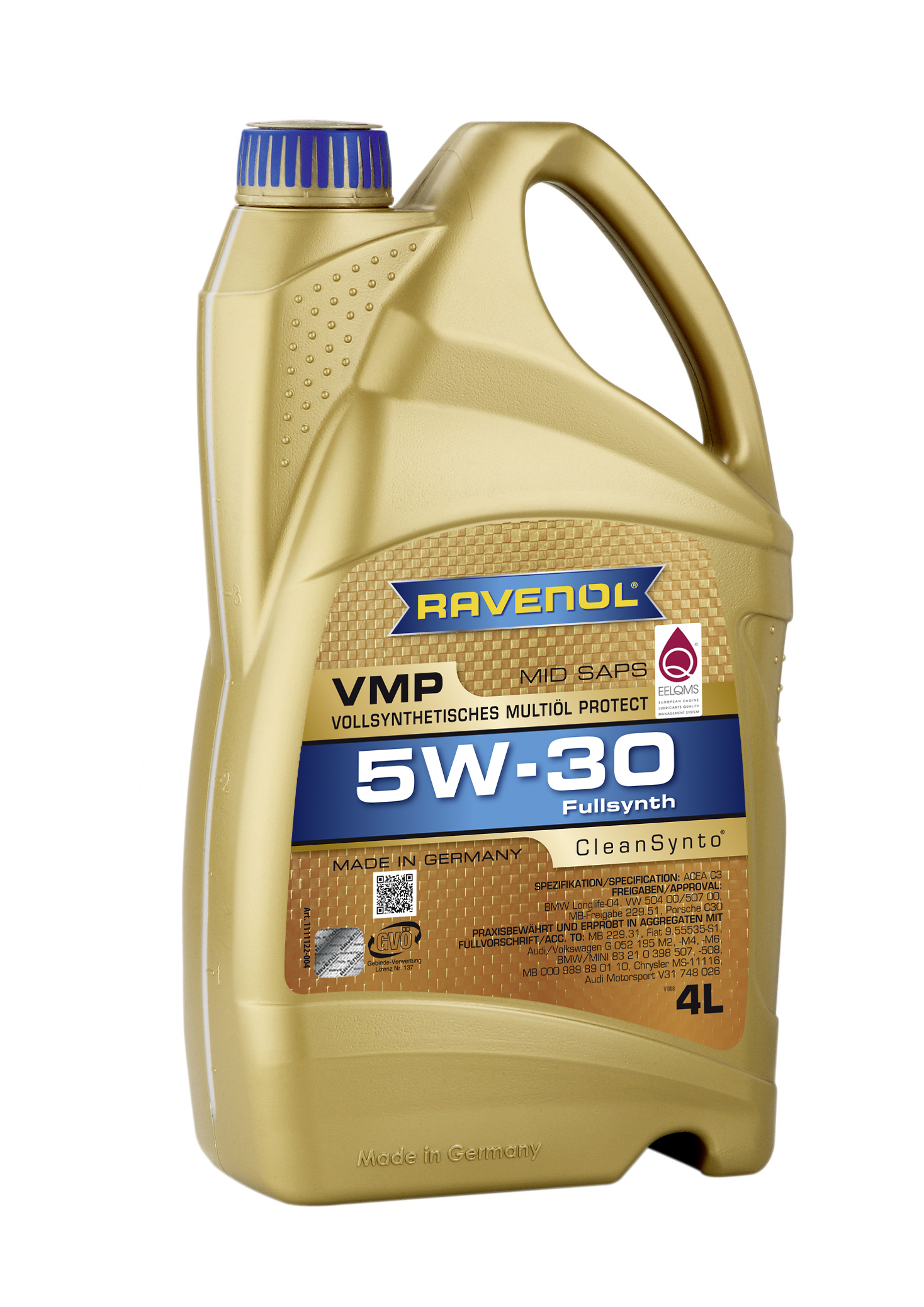 Ulei de motor RAVENOL VMP 5W-30 USVO 4 litri