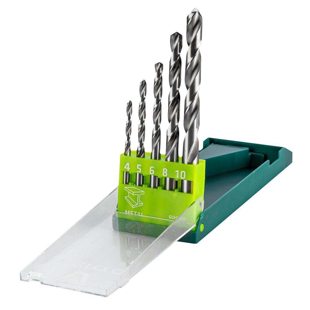 Burghie metal ,HSS-G, 4.0-10.0 mm, 5 buc-set 60H000