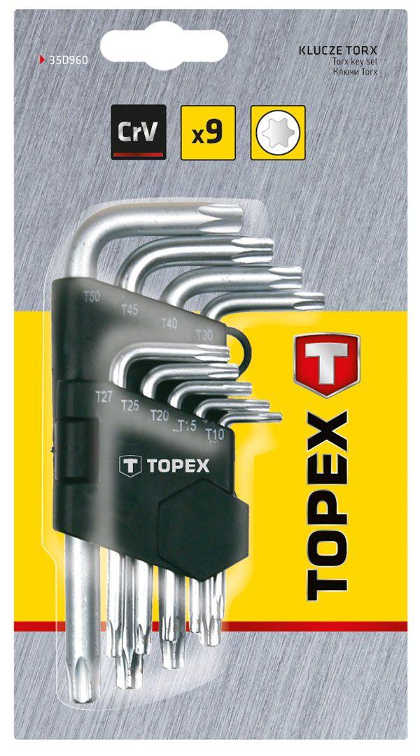 Chei Torx T10-T50, 9 buc -set 35D960