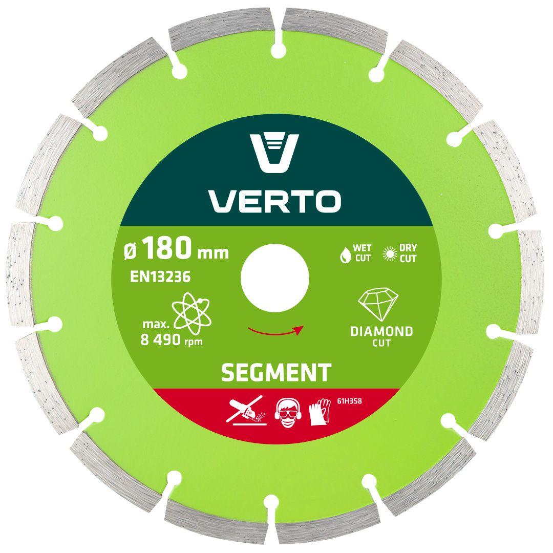 Disc diamantat 180mm,segmentat ,pentru beton 61H3S8