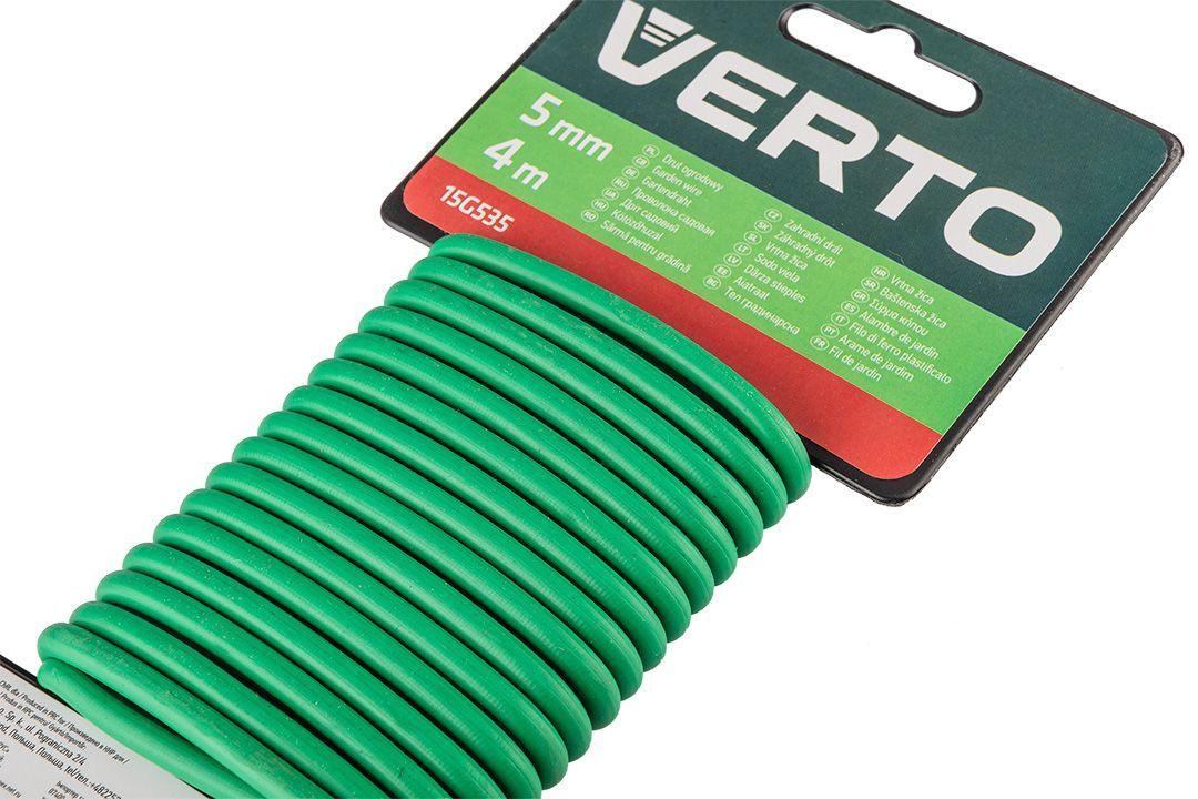 Sarma plastifiata gradina 5mm, 4m lungime 15G535