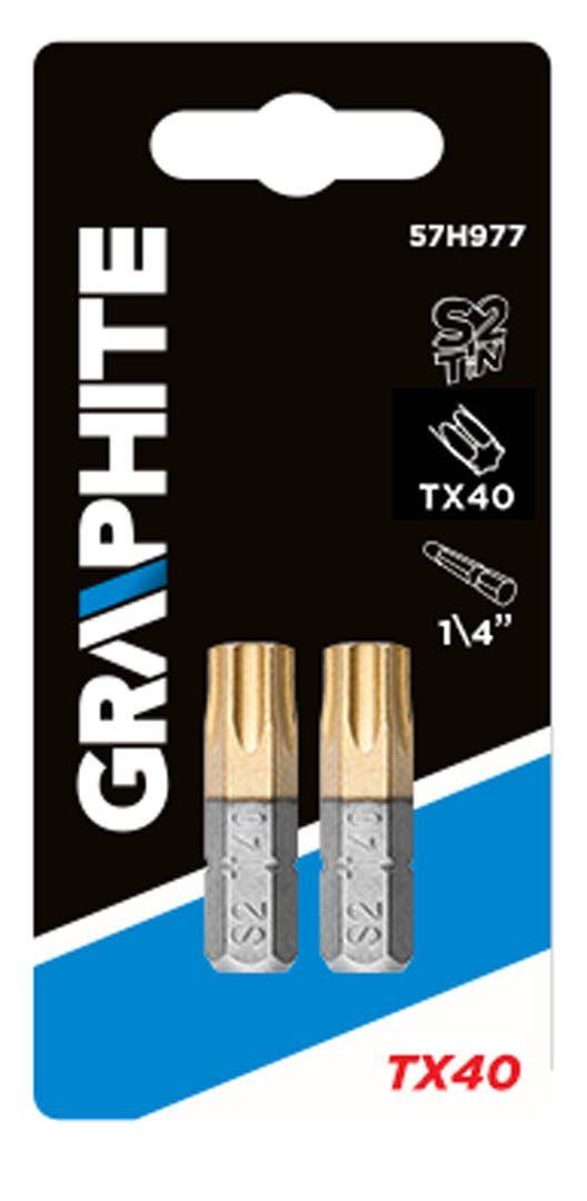 Varf[ bit] pentru surubelnita electrica TX40X, 25mm, 1/4 ", 2 buc , 57H977