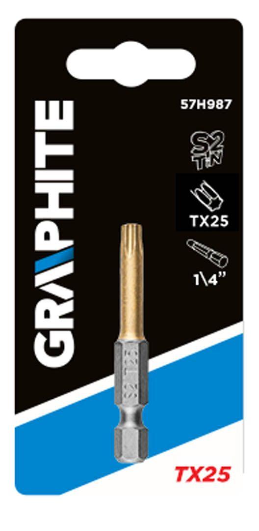 Varf[ bit] pentru surubelnita electrica TX25x50mm, 1/4 ", 1buc , 57H987