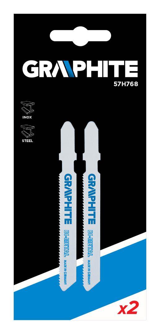 Lame Fierastrau vertical pt metal, BiM, 50x75mm, 21TPI , 5 buc , set, [tip Bosch-prindere "T"] 57H768