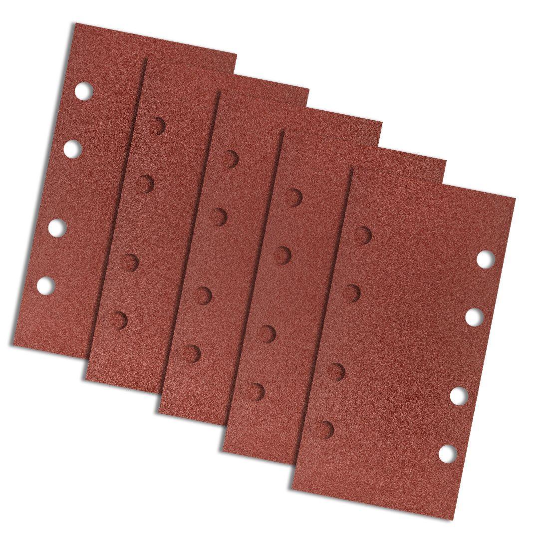 Hartie abraziva cu velcro 93x185mm, K120, cu gauri - set 5 buc 55H740