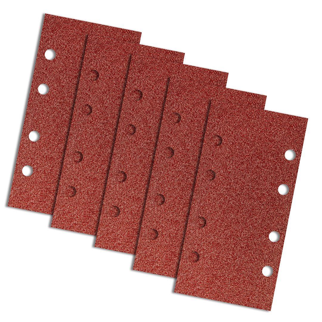 Hartie abraziva cu velcro 93x185mm, K40, cu gauri - set 5 buc 55H736