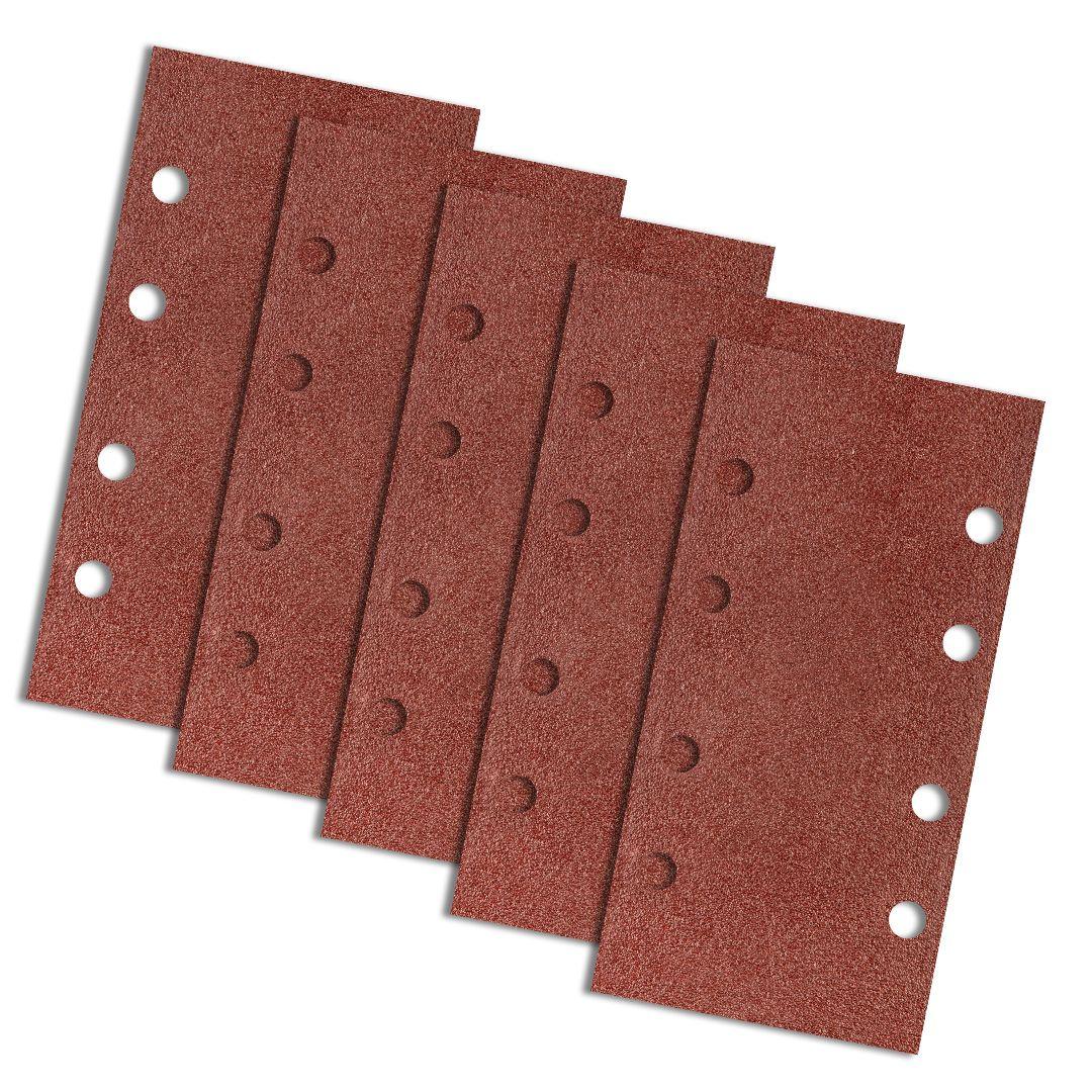 Hartie abraziva cu velcro 93x185mm, K60, cu gauri - set 5 buc 55H737