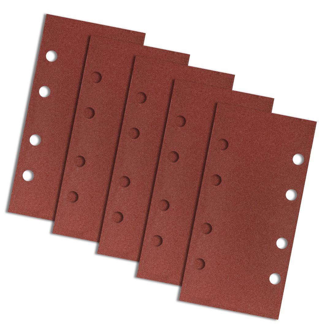 Hartie abraziva cu velcro 93x185mm, K240, cu gauri - set 5 buc 55H742