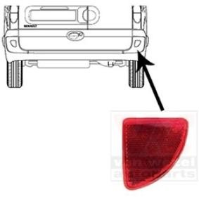 Catadioptru, reflector spate partea dreapta Dacia Logan MCV 2004-2012, Renault Kangoo 1998-2008, Nissan Kubistar 2003-2008