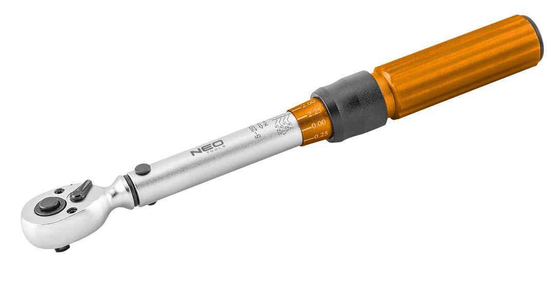 Cheie dinamometrica 1/4 ", 5-25Nm, set de 21 buc 08-821