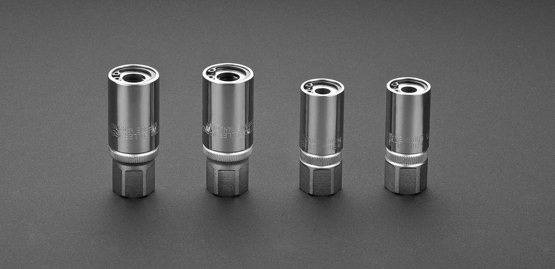 Set extractoare cilindrice , 4 piese,1/2''. CrV 09-608