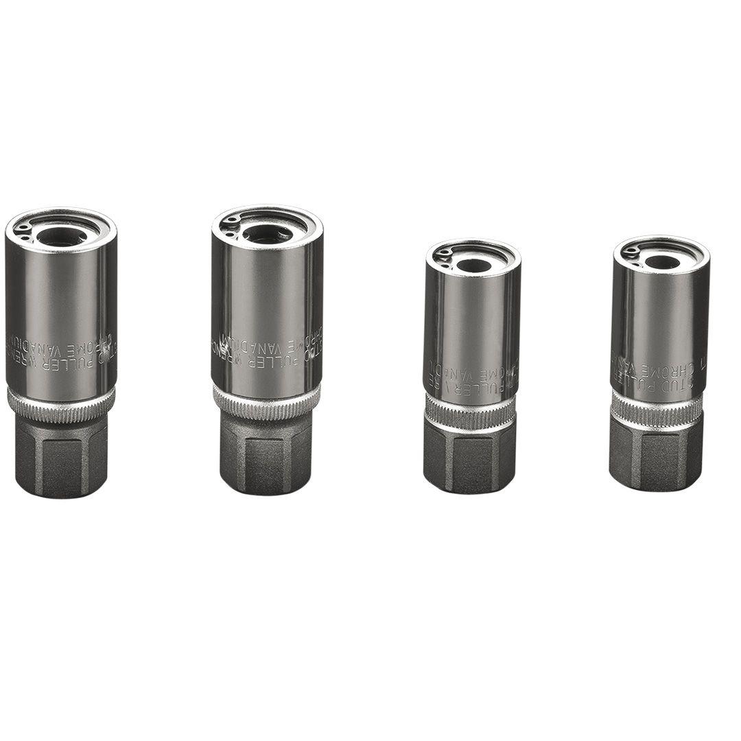 Set extractoare cilindrice , 4 piese,1/2''. CrV 09-608