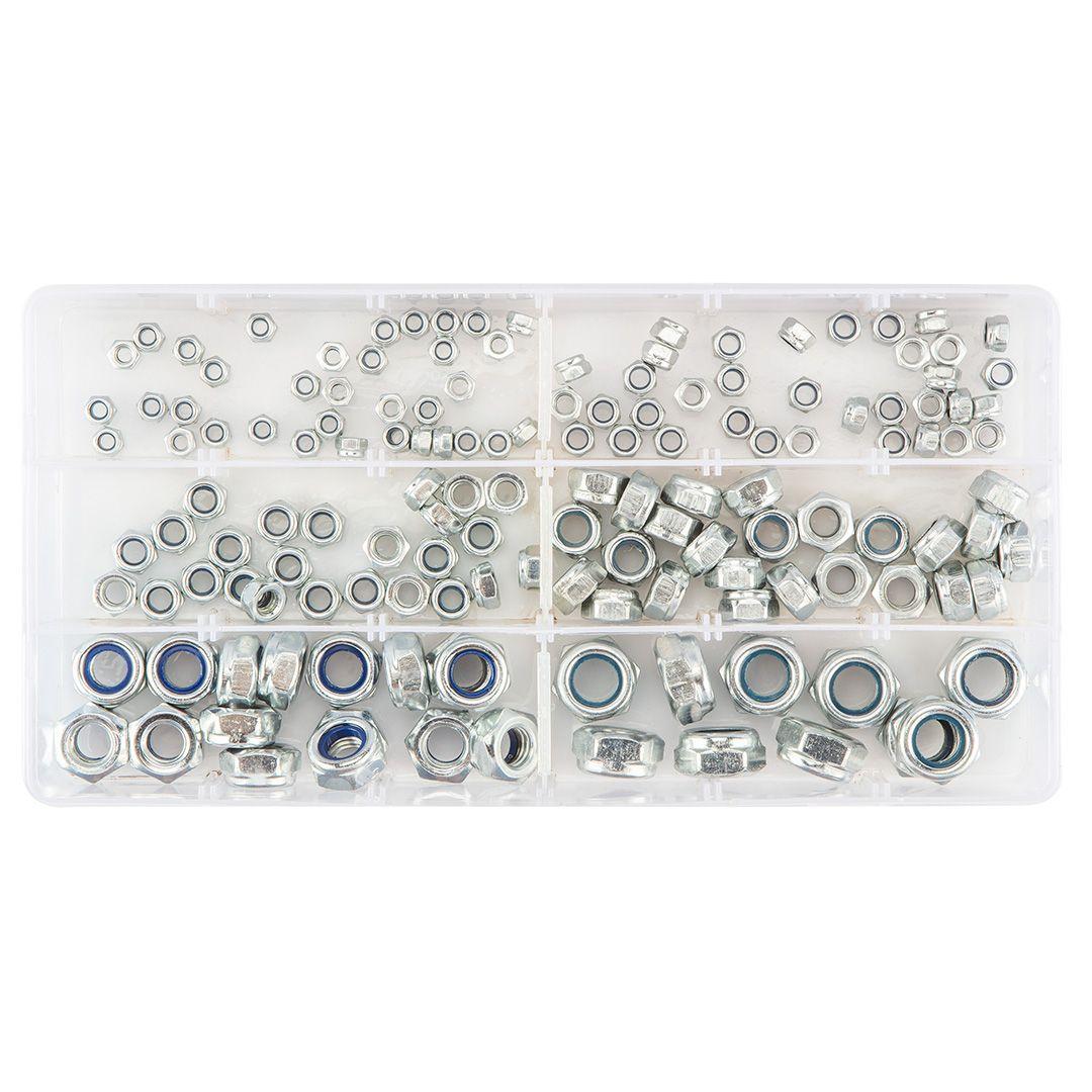 Piulite autoblocante, set de 146 buc. 11-972