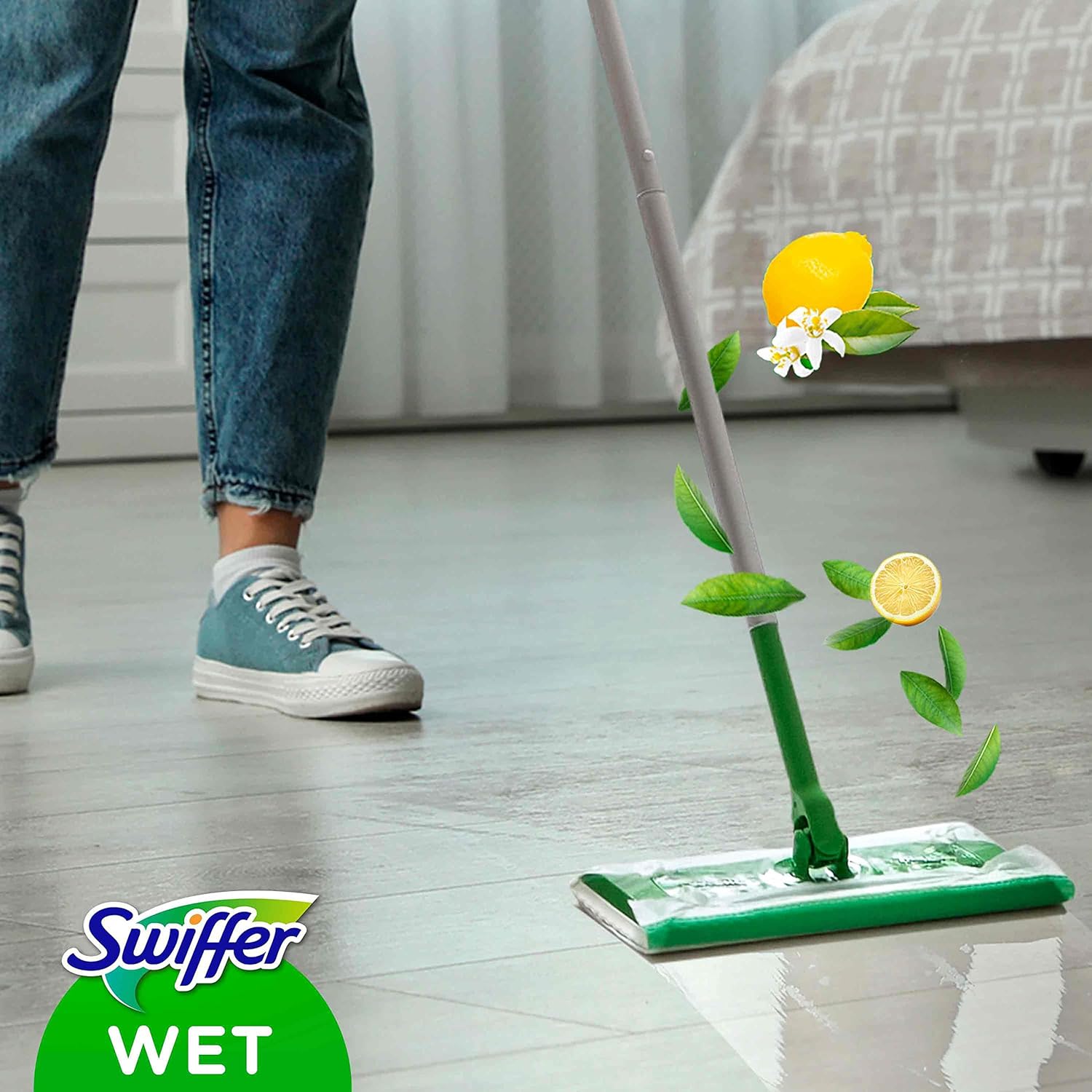 Lavete umede pentru podea, linoleum Swiffer Wet , Pachet de 10 Bucati, - Curatare Umeda Eficienta