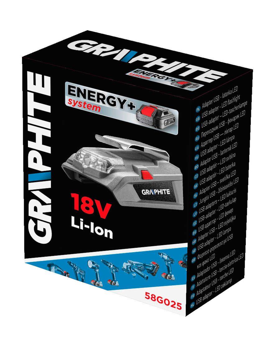 Adaptor de alimentare USB cu Lanterna LED, Energy+ (fara acumulator inclus) 58G025 Adaptor de alimentare USB cu Lanterna LED, Energy+ (fara acumulator inclus) 58G025