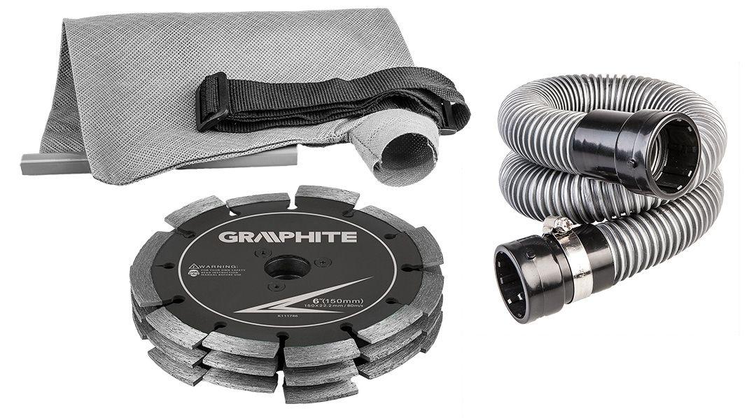 Masina pentru facut caneluri in pereti 2400W, 150 mm 59G371