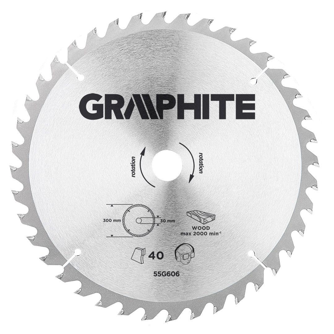 Disc circular 300 x 30 mm, 40 dinti 55H606