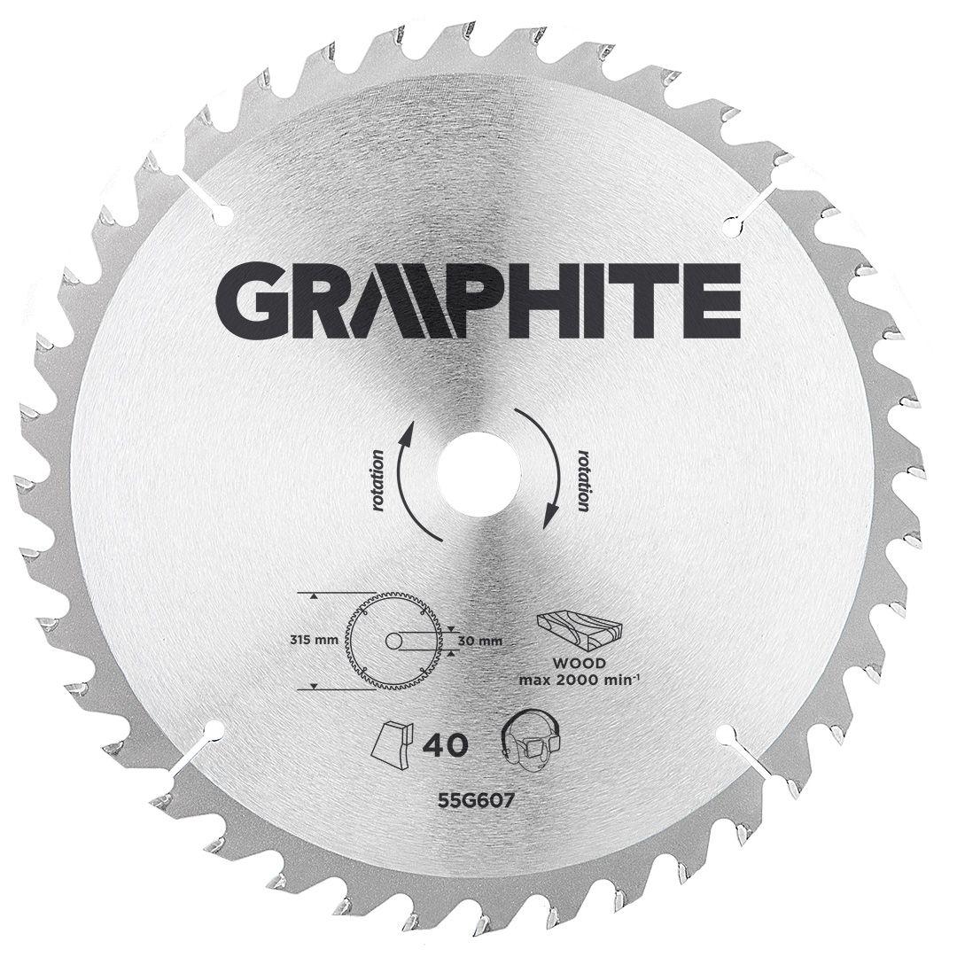 Disc circular 315 x 30 mm, 40 dinti 55H607