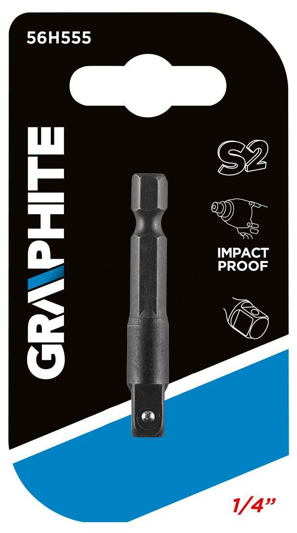 Adaptor de impact 1/4"Hex > 1/4"patrat 56H555