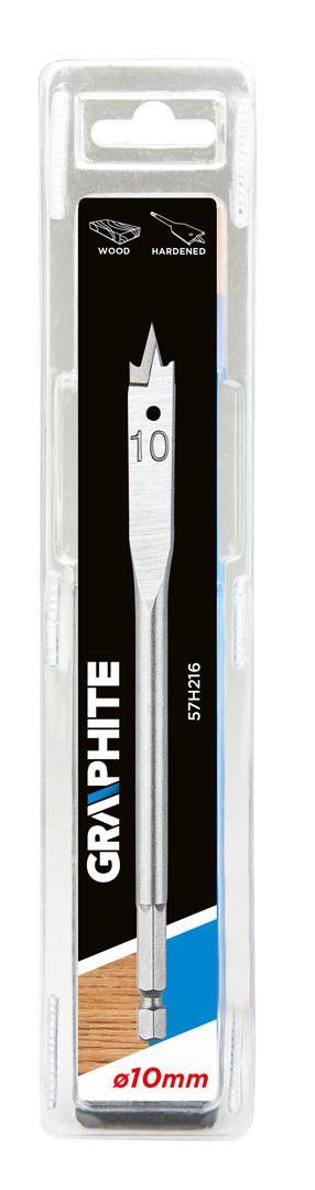Burghiu lemn plat, 10 x 152 mm 57H216