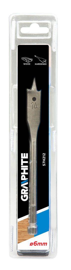 Burghiu lemn plat, 6 x 152 mm 57H212
