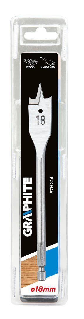 Burghiu lemn plat, 18 x 152 mm 57H224