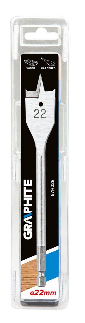Burghiu lemn plat, 22 x 152 mm 57H228