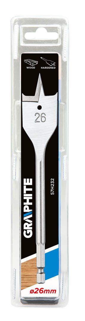 Burghiu lemn plat, 26 x 152 mm 57H232