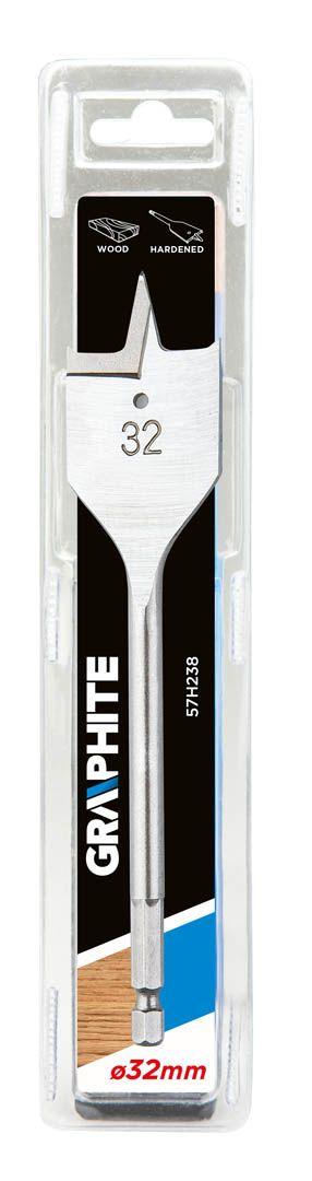Burghiu lemn plat, 32 x 152 mm 57H238