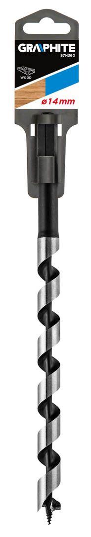 Burghiu lemn elicoidal, 14 x 250 mm 57H360