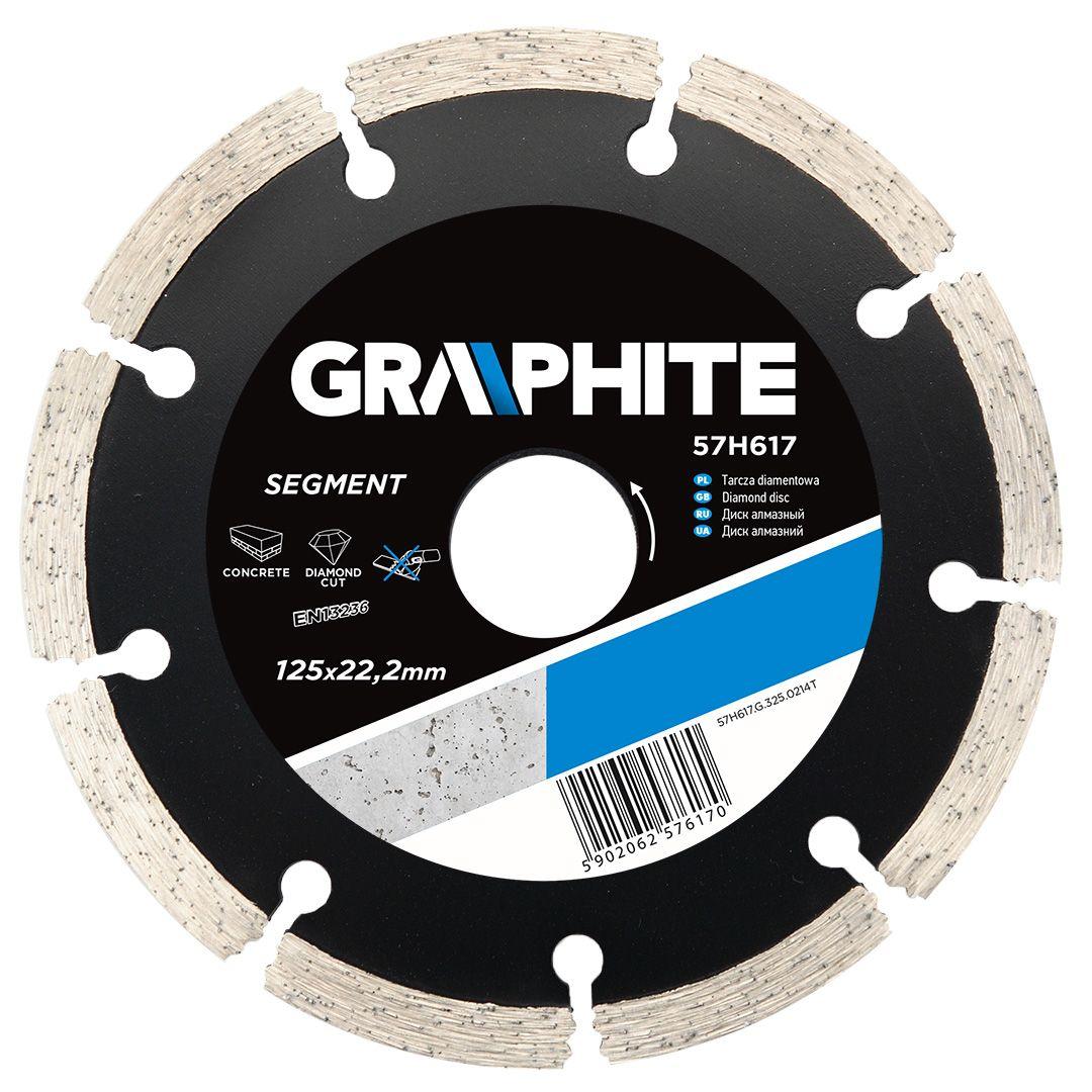 Disc diamantat 125x22mm, segmentat, pt zidarie 57H617