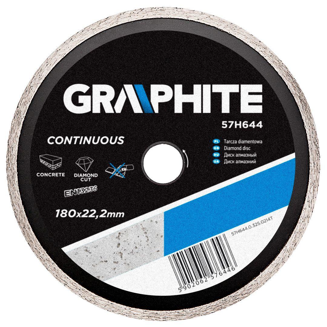 Disc diamantat 180mm, continuu, pt placi ceramice 57H644