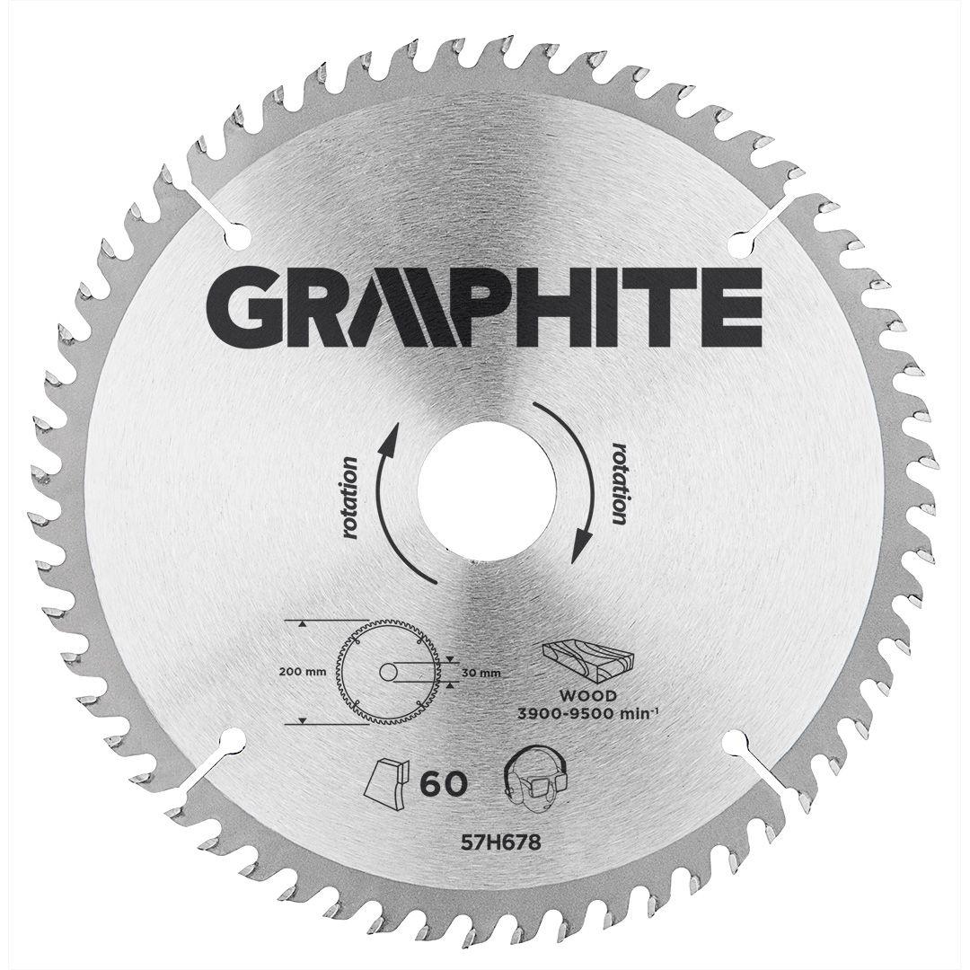 Disc pt Fierastrau debitor,carbura, 200 x 30 mm, 60 dinti 57H678