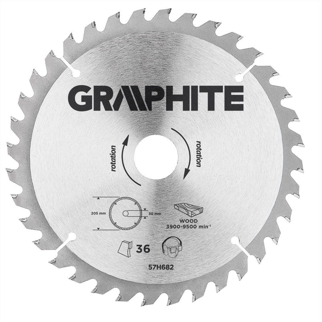 Disc pt circular, 205 x 20 mm, 36 dinti 57H682