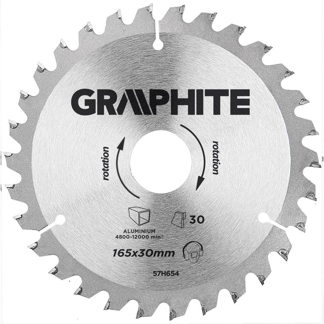 Disc pt Fierastrau debitor,carbura, 165 x 30 mm, 30 dinti, for aluminium 57H654