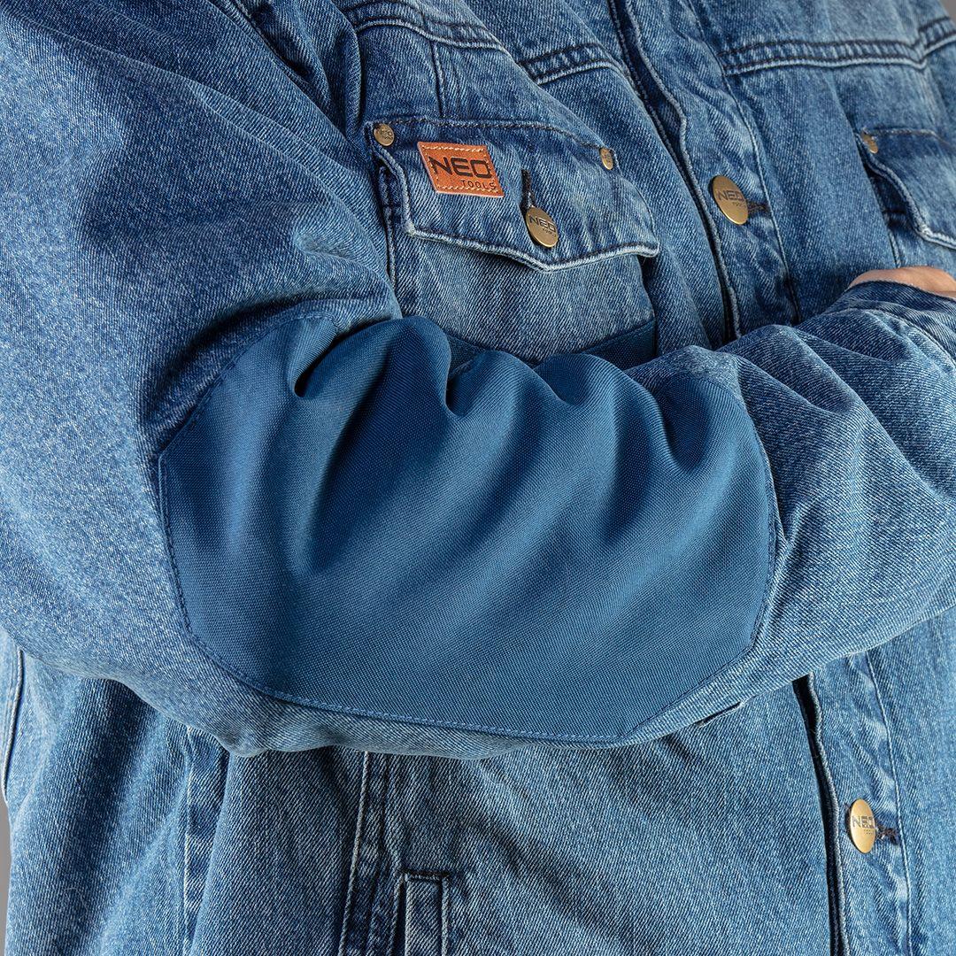 Jacheta de lucru DENIM, izolata, marimea XXL 81-557-XXL