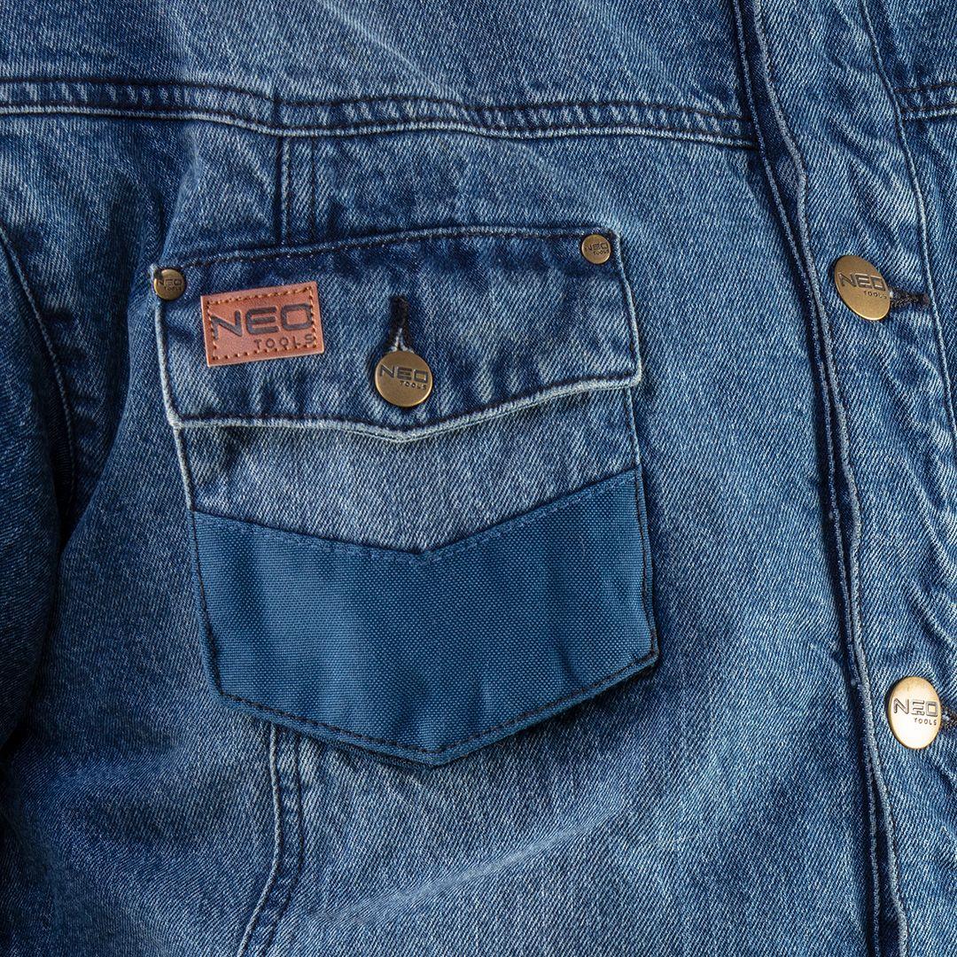 Jacheta de lucru DENIM, izolata, marimea XXL 81-557-XXL