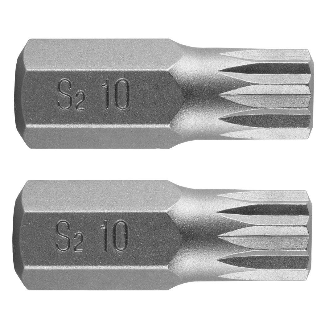 Bit tip &quot;spline&quot; M10x30mm, S2- 2 buc 10-902