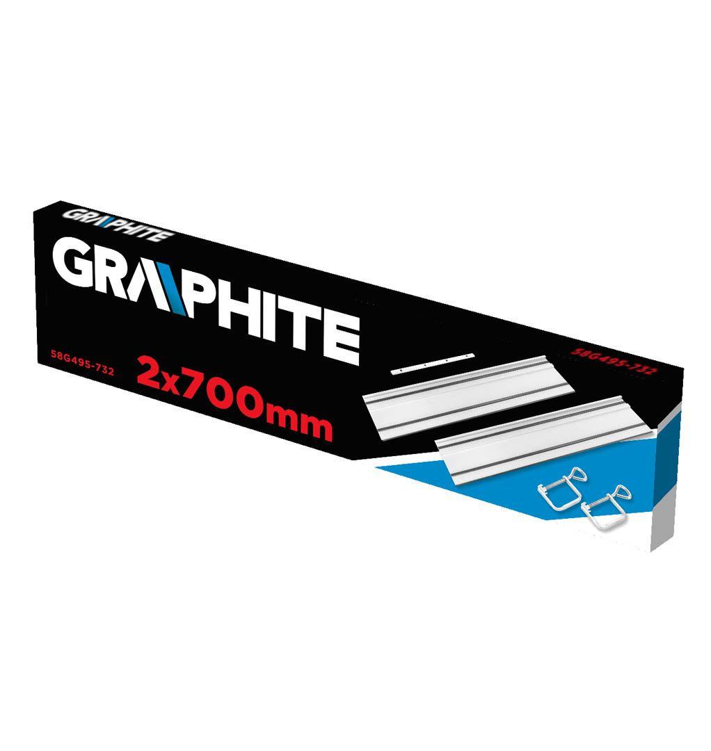 sine de ghidare 2 x 700 mm (2 buc) plus 2 cleme 58G495-732