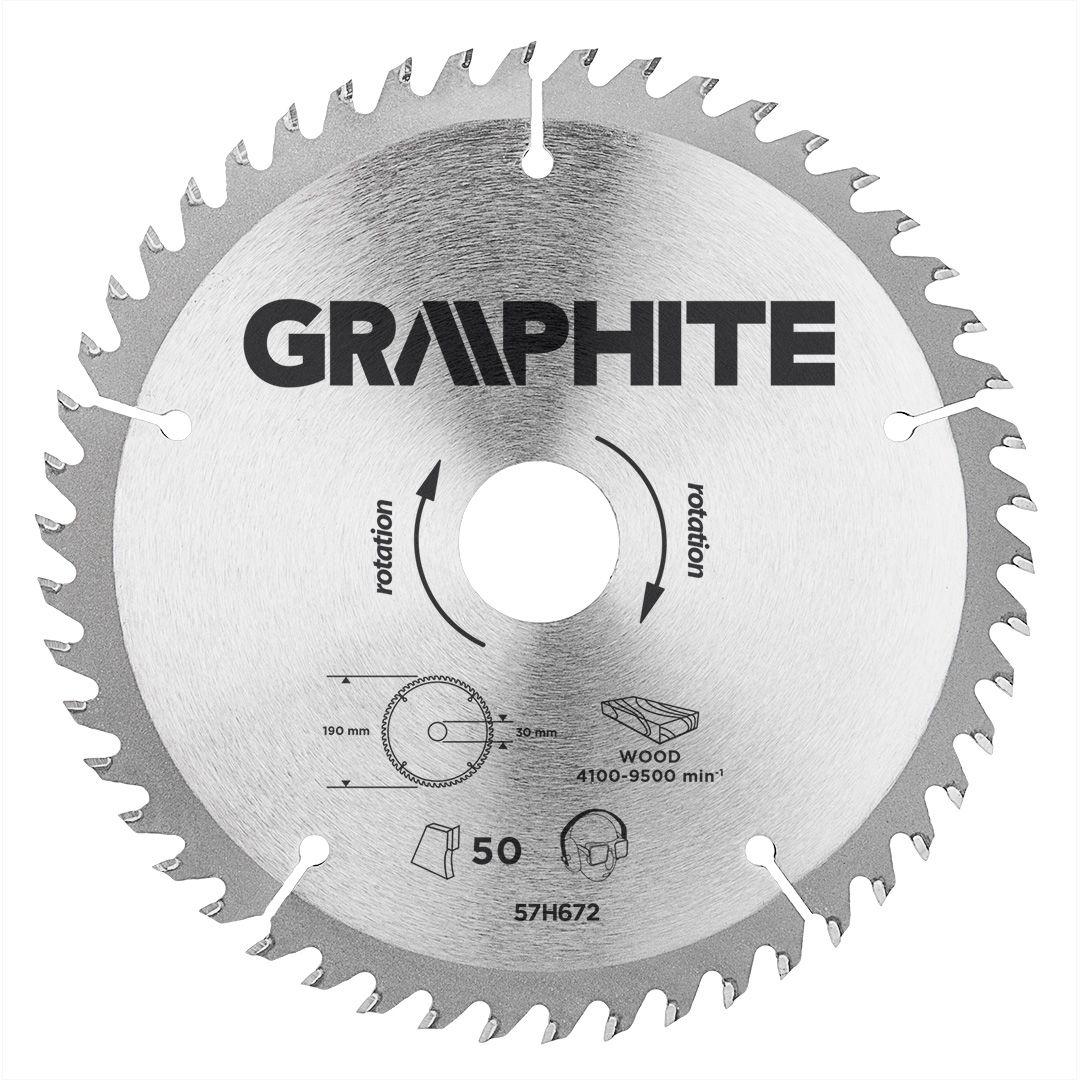 Disc pt Fierastrau debitor,carbura, 190 x 30 mm, 50 dinti 57H672