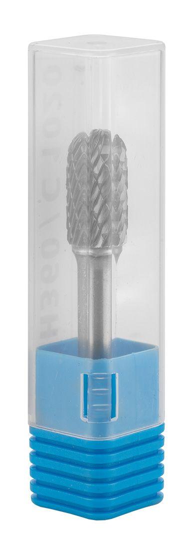 Freza rotativa din carbura HM, tip C (cilindrica rotunjita), 10x20mm, tija 6x45mm 55H360