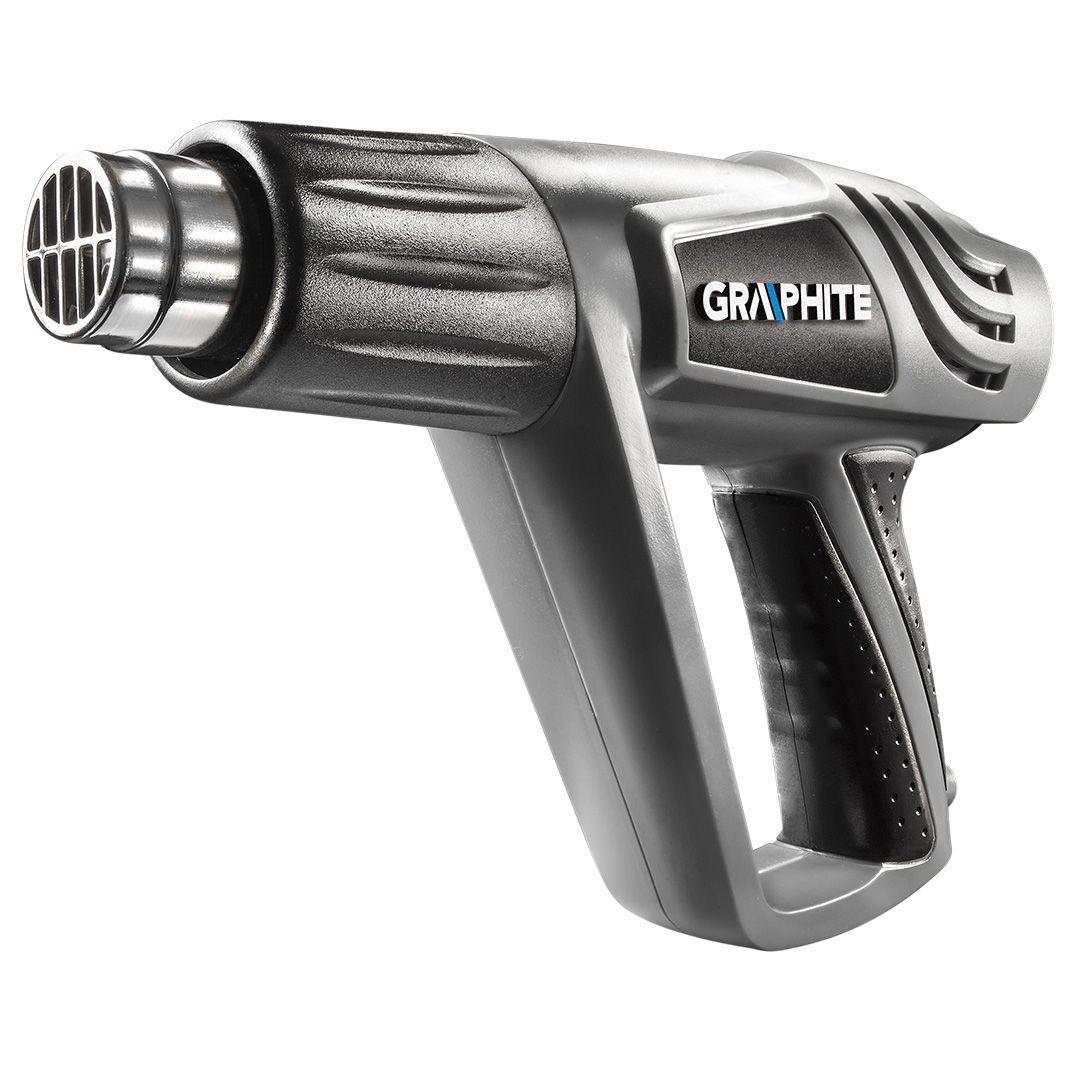 Pistol aer cald 2000W, reglaj in trepte I &ndash; 25&deg;C, II80 &ndash; 600&deg;C, III &ndash; 550&deg;C, in cutie cu accesorii 59G524