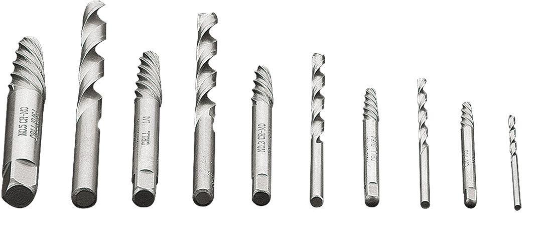 Extractor suruburi si burghie HSS,10 buc - set 09-609
