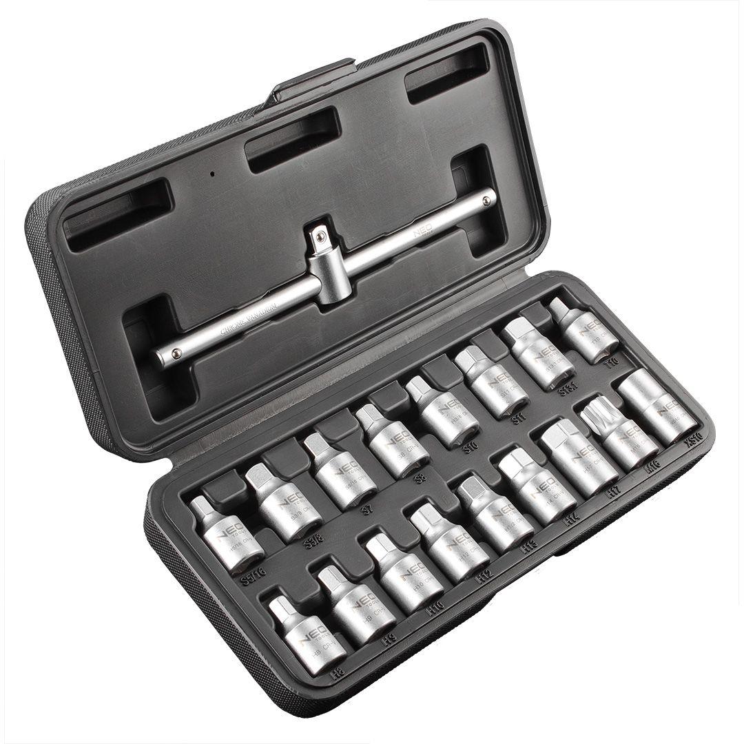 Set chei desfacere buson scurgere ulei diverse marci auto 18 buc, 3/8 &quot; 11-235